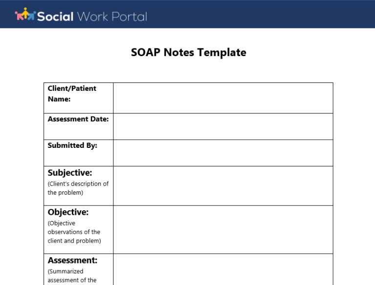 Best Social Work Processes with Examples & SOAP Notes – All You Need ...